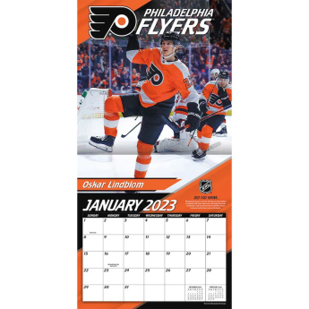 Philadelphia Flyers kalendář 2023 Wall Calendar