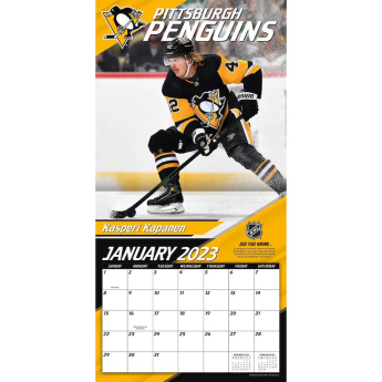 Pittsburgh Penguins kalendář 2023 Wall Calendar