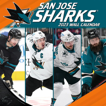 San Jose Sharks kalendář 2023 Wall