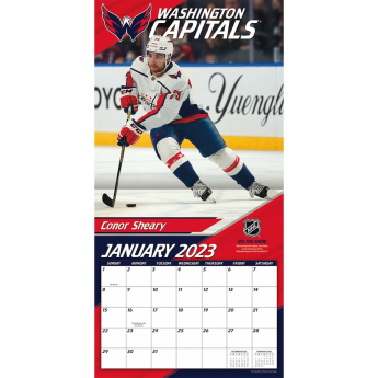 Washington Capitals kalendář 2023 Wall Calendar