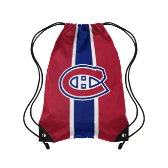 Montreal Canadiens gymsak FOCO Team Stripe Drawstring Backpack