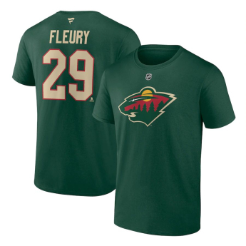 Minnesota Wild pánské tričko Marc-Andre Fleury #29 Stack Logo Name & Number