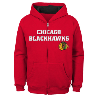 Chicago Blackhawks dětská mikina s kapucí Stated Full Zip Hoodie