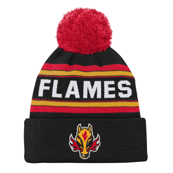 Calgary Flames dětská zimní čepice Third Jersey Jasquard Cuffed