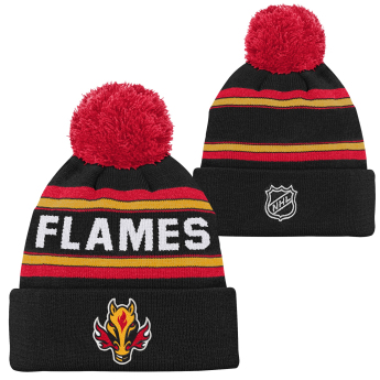 Calgary Flames dětská zimní čepice Third Jersey Jasquard Cuffed