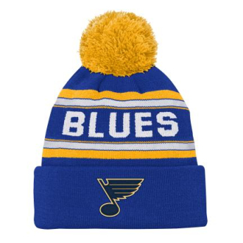 St. Louis Blues dětská zimní čepice Wordmark Cuffed Pom