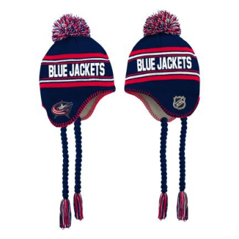 Columbus Blue Jackets dětská zimní čepice Jacquard Tassel