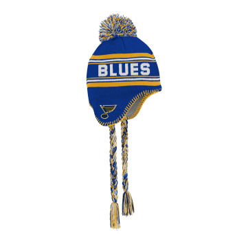 St. Louis Blues dětská zimní čepice Jacquard Tassel