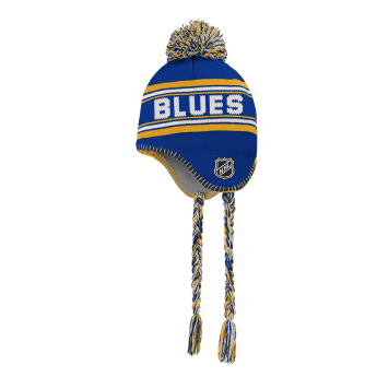 St. Louis Blues dětská zimní čepice Jacquard Tassel