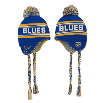 St. Louis Blues dětská zimní čepice Jacquard Tassel