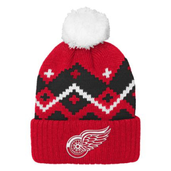 Detroit Red Wings dětská zimní čepice Patchwork Cuffed Knit