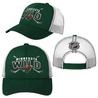 Minnesota Wild dětská čepice baseballová kšiltovka Core Lockup Trucker Snapback