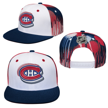 Montreal Canadiens dětská čepice flat kšiltovka Paint Splatter Fashion Snapback
