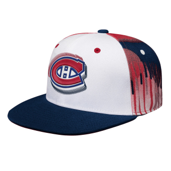 Montreal Canadiens dětská čepice flat kšiltovka Paint Splatter Fashion Snapback