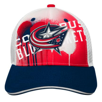 Columbus Blue Jackets dětská čepice baseballová kšiltovka Paint Splatter Fashion Meshback