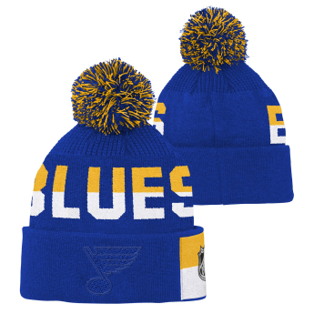 St. Louis Blues dětská zimní čepice Faceoff Jacquard Knit