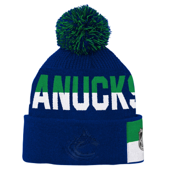 Vancouver Canucks dětská zimní čepice Faceoff Jacquard Knit