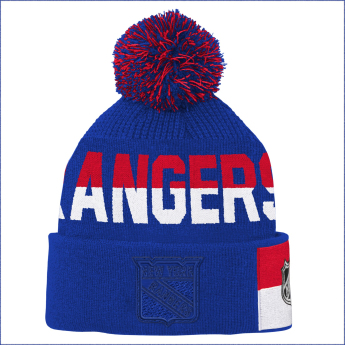 New York Rangers dětská zimní čepice Faceoff Jacquard Knit