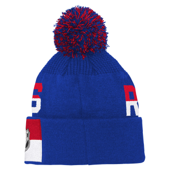 New York Rangers dětská zimní čepice Faceoff Jacquard Knit