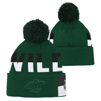 Minnesota Wild dětská zimní čepice Faceoff Jacquard Knit