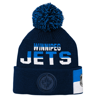 Winnipeg Jets dětská zimní čepice Faceoff Jacquard Knit