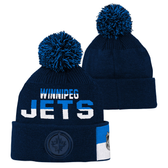 Winnipeg Jets dětská zimní čepice Faceoff Jacquard Knit