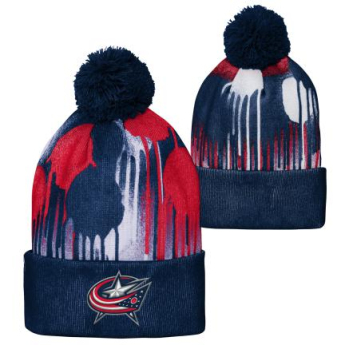 Columbus Blue Jackets dětská zimní čepice Paint Splatter Cuffed