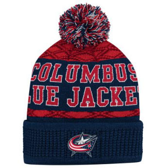 Columbus Blue Jackets dětská zimní čepice Puck Pattern Cuffed