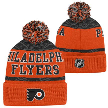 Philadelphia Flyers dětská zimní čepice Puck Pattern Cuffed