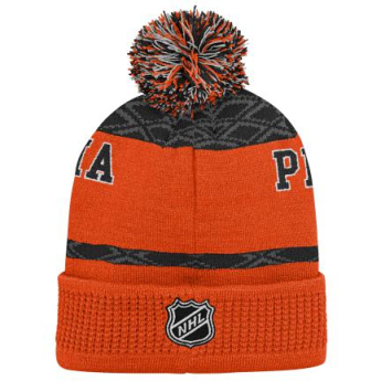 Philadelphia Flyers dětská zimní čepice Puck Pattern Cuffed