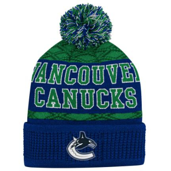 Vancouver Canucks dětská zimní čepice Puck Pattern Cuffed