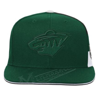 Minnesota Wild dětská čepice flat kšiltovka Faceoff Structured