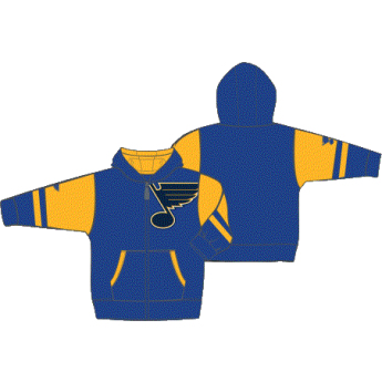 St. Louis Blues dětská mikina s kapucí Faceoff Colorblocked Fleece Full-Zip