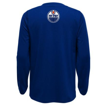 Edmonton Oilers dětské tričko s dlouhým rukávem Rink Reimagined LS Ultra blue