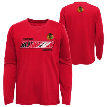 Chicago Blackhawks dětské tričko s dlouhým rukávem Rink Reimagined LS Ultra red