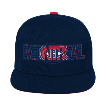 Montreal Canadiens dětská čepice flat kšiltovka Life Style Graphic Snapback