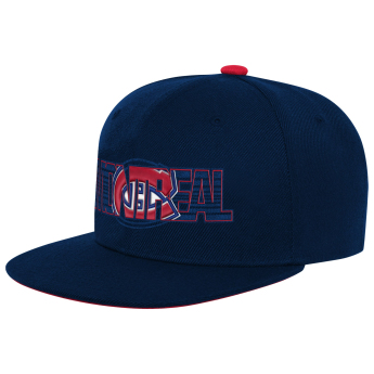 Montreal Canadiens dětská čepice flat kšiltovka Life Style Graphic Snapback