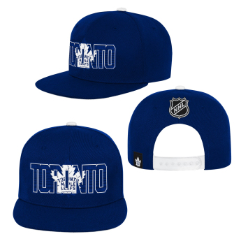 Toronto Maple Leafs dětská čepice flat kšiltovka Life Style Graphic Snapback