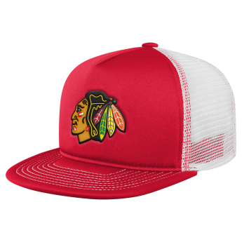 Chicago Blackhawks dětská čepice flat kšiltovka Foam Front Trucker Snapback