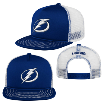 Tampa Bay Lightning dětská čepice flat kšiltovka Foam Front Trucker Snapback