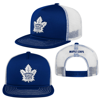 Toronto Maple Leafs dětská čepice flat kšiltovka Foam Front Trucker Snapback