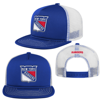 New York Rangers dětská čepice flat kšiltovka Foam Front Trucker Snapback