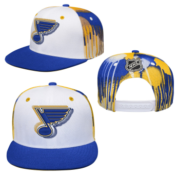 St. Louis Blues dětská čepice flat kšiltovka Paint Splatter Fashion Snapback