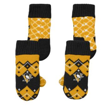 Pittsburgh Penguins dětské rukavice Fleece Lined Patchwork