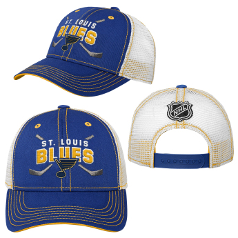 St. Louis Blues dětská čepice baseballová kšiltovka Core Lockup Trucker Snapback