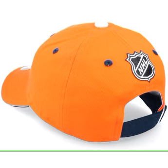 Edmonton Oilers dětská čepice baseballová kšiltovka Fashion LogSlouch orange