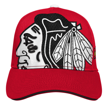 Chicago Blackhawks dětská čepice baseballová kšiltovka Big Face red