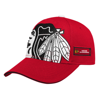 Chicago Blackhawks dětská čepice baseballová kšiltovka Big Face red