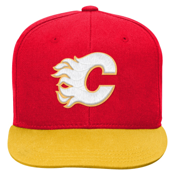 Calgary Flames dětská čepice flat kšiltovka 2 Tone Flatbrim Snap