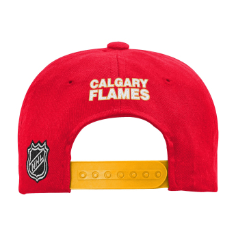 Calgary Flames dětská čepice flat kšiltovka 2 Tone Flatbrim Snap
